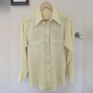 Vintage H Bar C Western Pearl Snap Shirt